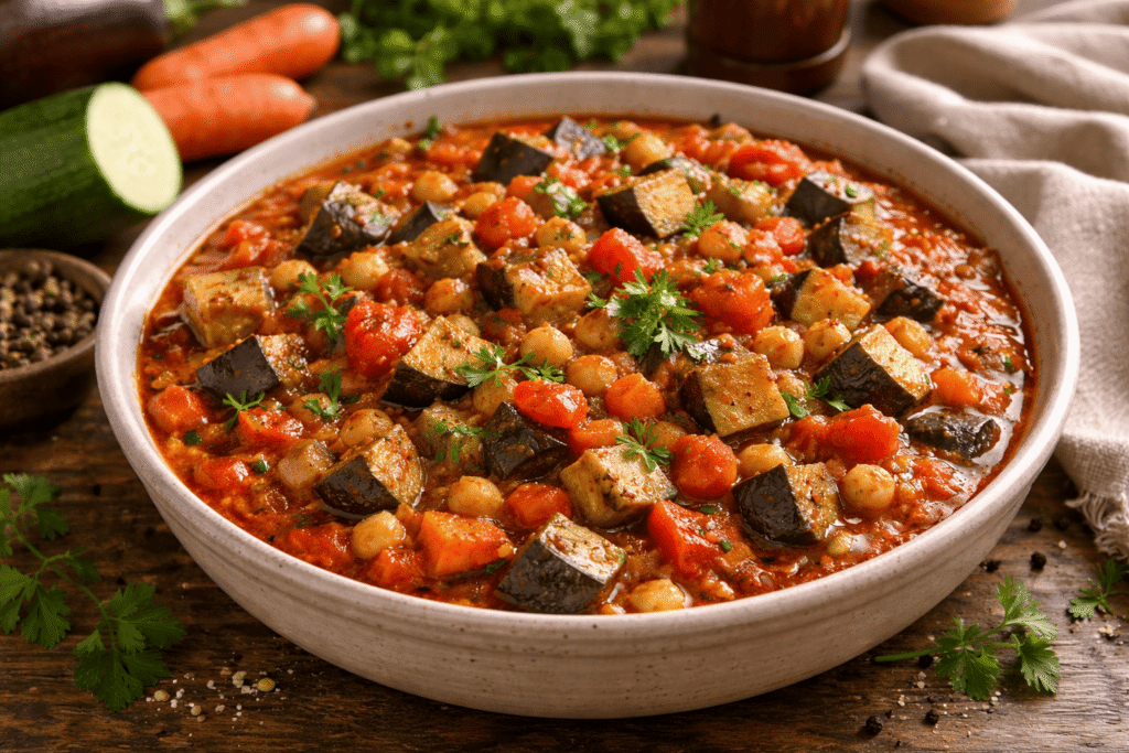 Daržovių troškinys, kurį valgys net mėsos mėgėjai