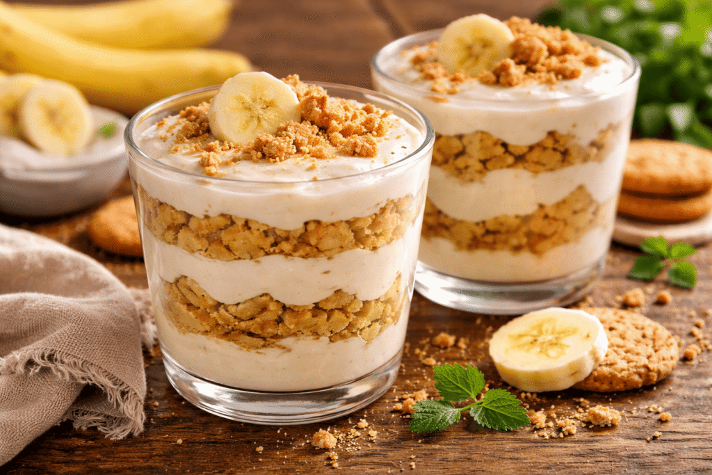 Greitas desertas stiklinėje iš 3 ingredientų – skonis kaip torto