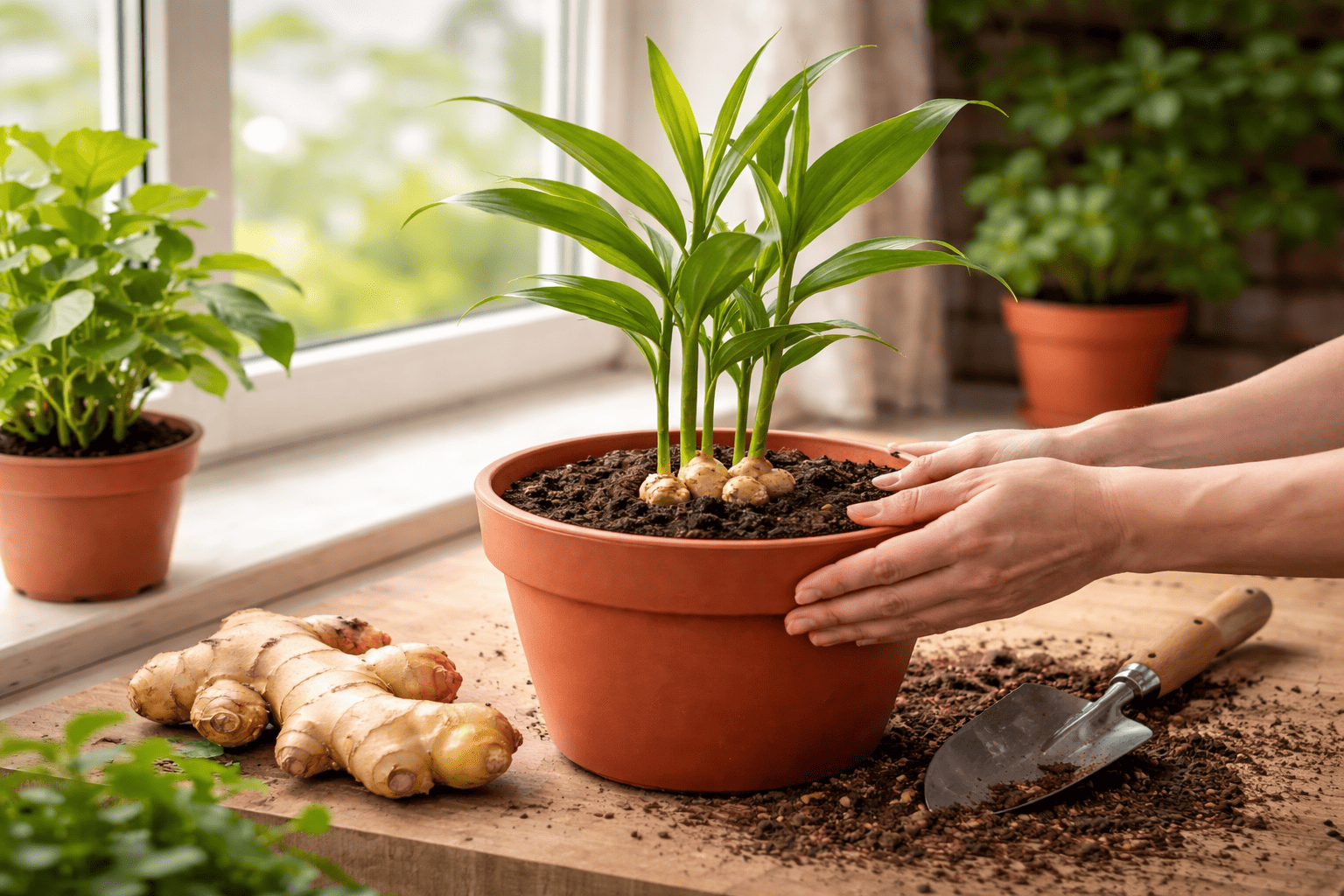 Įkiškite imbiero daigą į vazoną – rezultatas nustebins