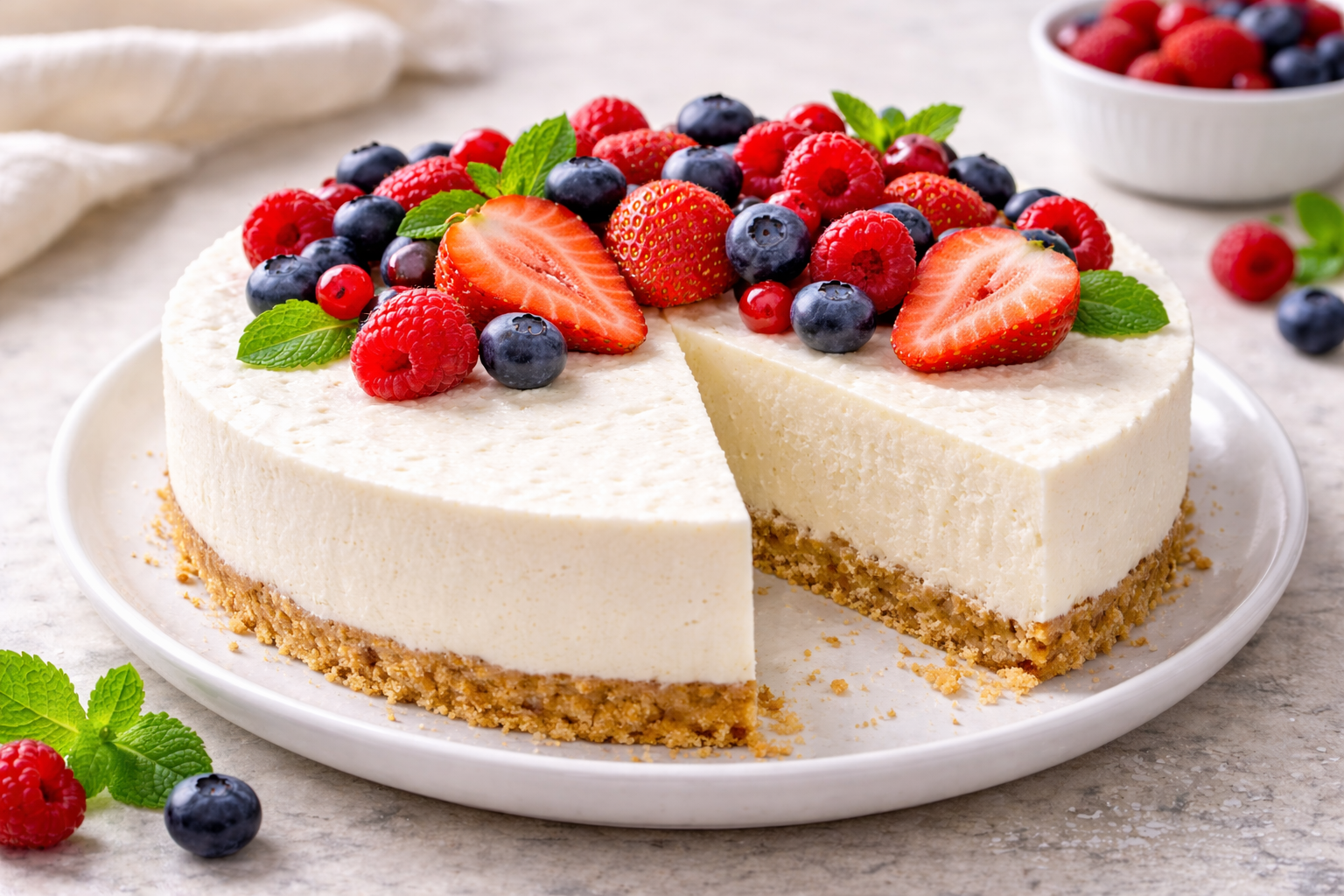 Varškės tortas: lengvesnis deserto variantas, kai norisi torto be sunkaus kremų kalno