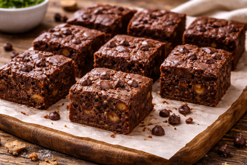 Obuolių braunis be miltų ir cukraus – sveikesnis desertas