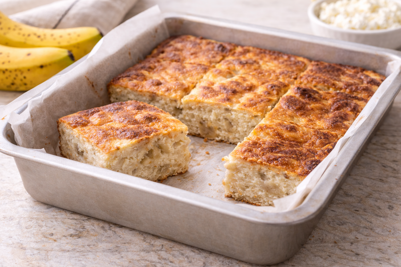 Bananinis varškės apkepas be cukraus: kurį kepa net skeptikai