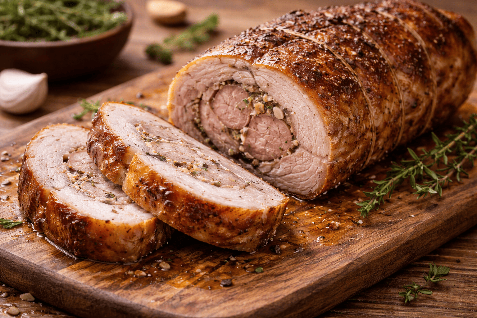 Kiaulienos kulšelių vyniotinis – paprastas receptas įspūdingam rezultatui