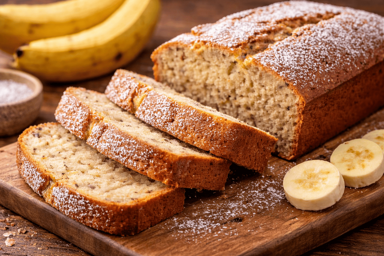 Jogurtinis bananų pyragas – greitas desertas be vargo