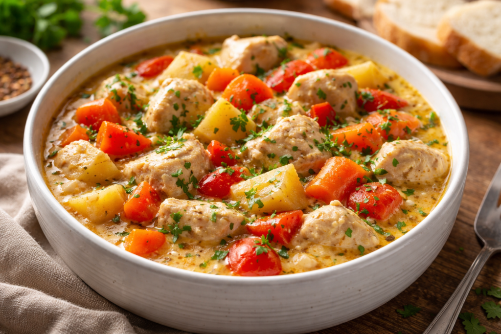 Kvapnus vištienos troškinys su daržovėmis: švelnus ir sotus patiekalas visiems metų laikams