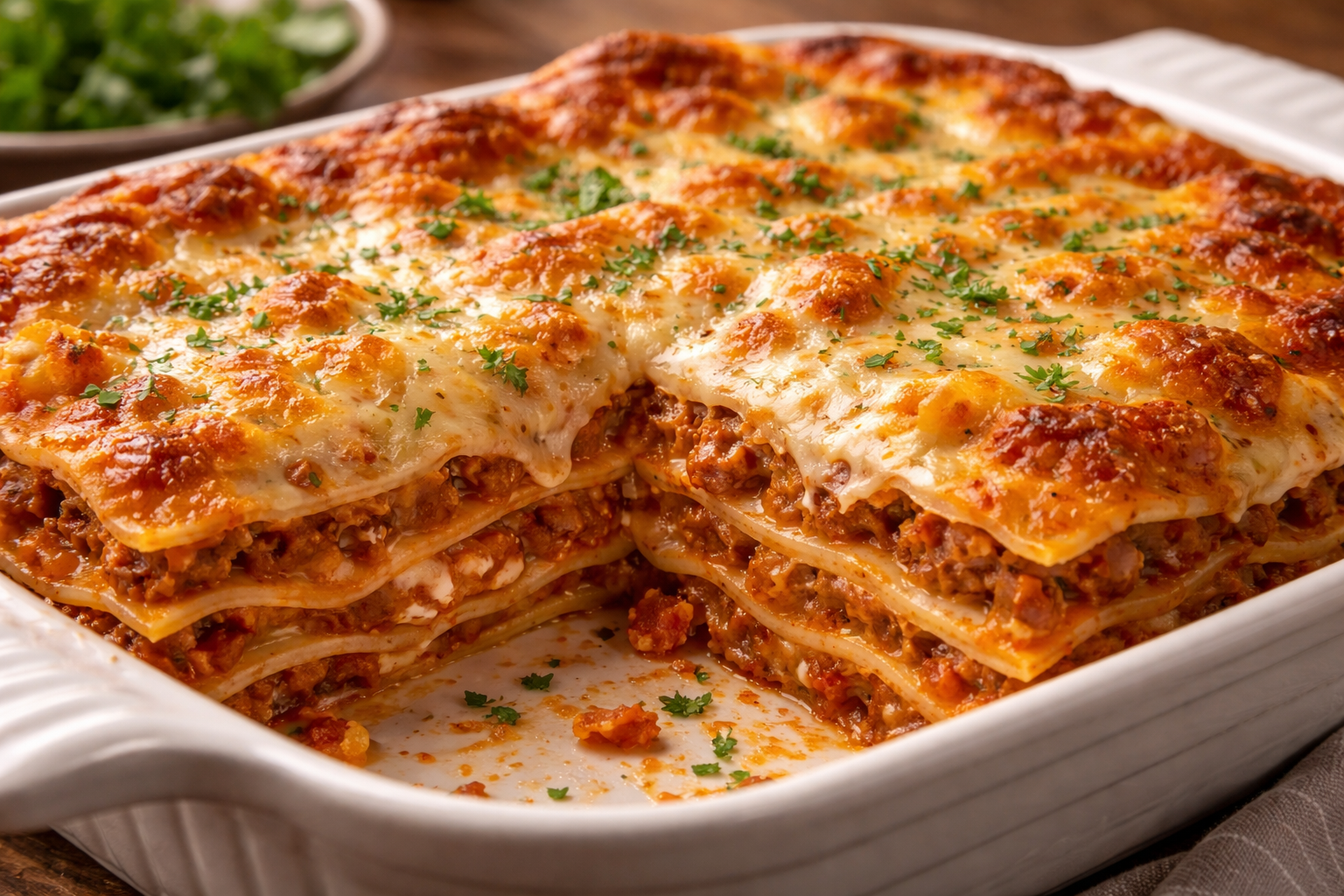 Itališka lazanija su mėsos padažu: sotus ir šeimai tinkantis patiekalas