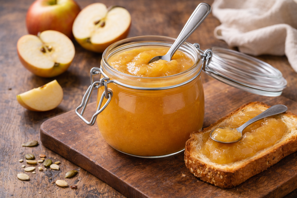 Obuolių džemas be gabaliukų: švelnus ir visada pavykstantis naminis skanėstas