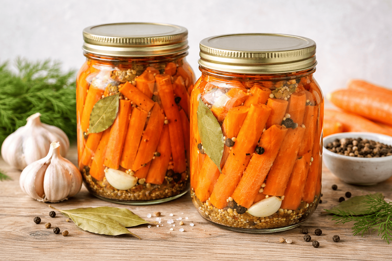 Marinuotos morkos žiemai – traškus ir ryškus priedas prie patiekalų