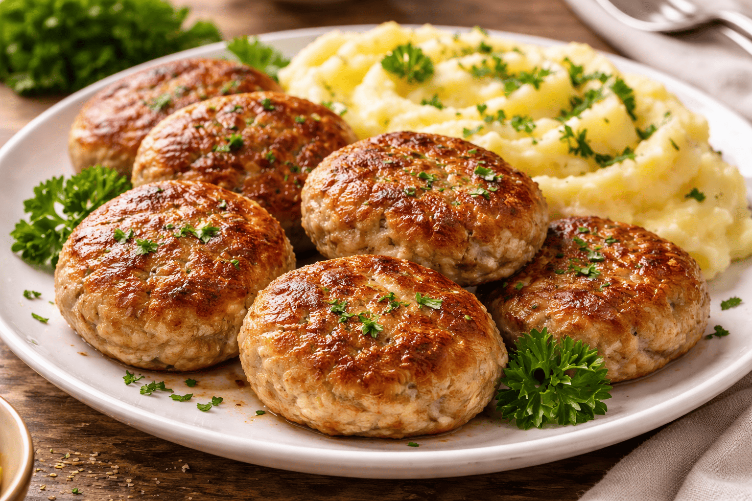 Minkšti kotletai su duona – sultingi ir neišsausėja net kitą dieną