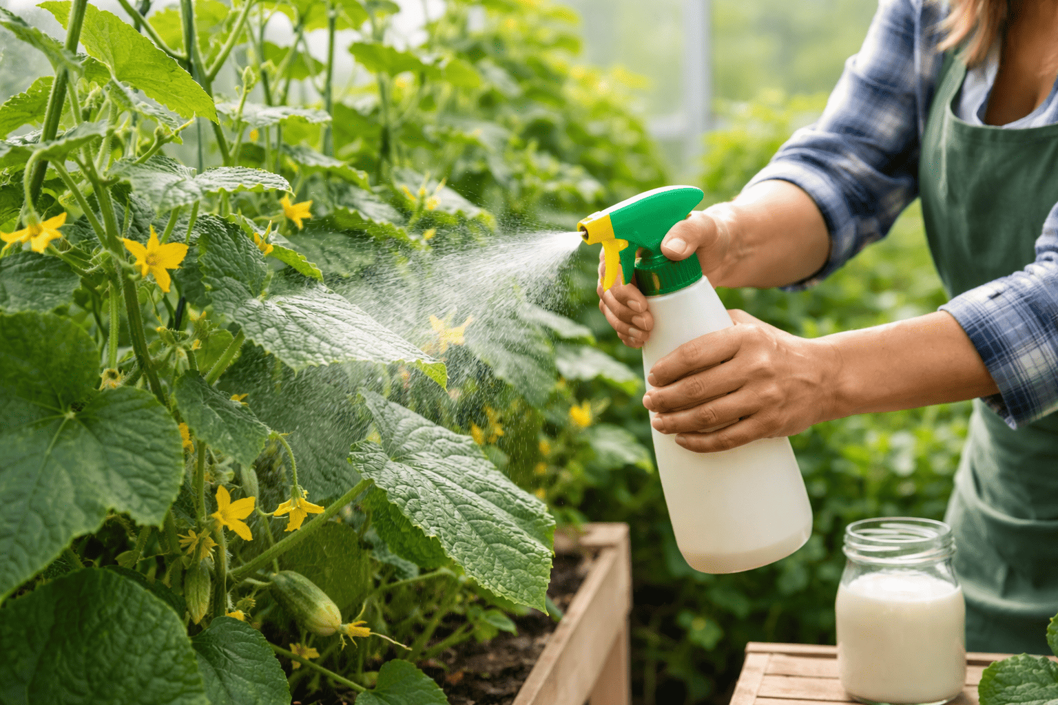 Ar verta tręšti agurkus pienu ir ko iš tikrųjų tikėtis, kad nenusiviltumėte