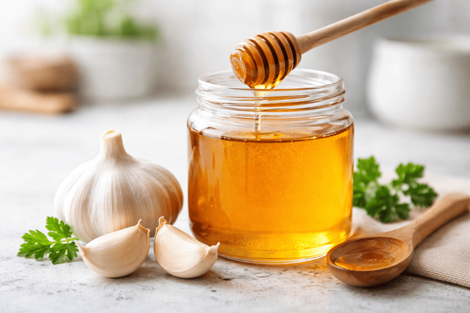 Česnako ir medaus derinys – kas nutinka organizmui jau po savaitės?