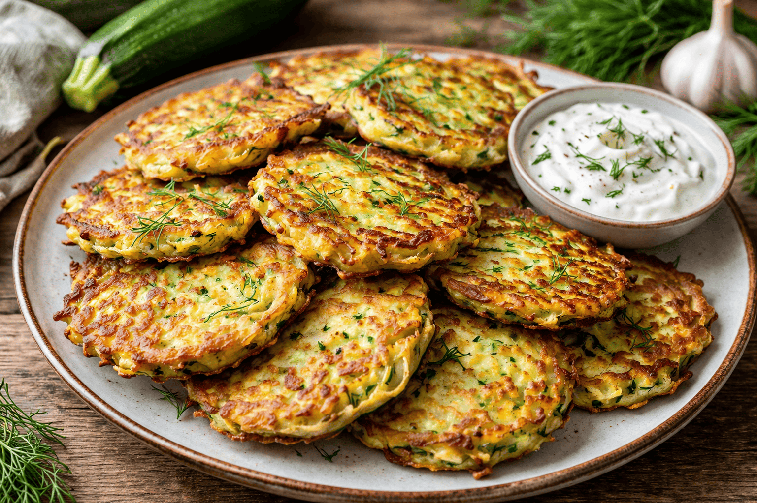 Greiti cukinijų blynai: lengvesni ir skanesni už klasikinius miltinius