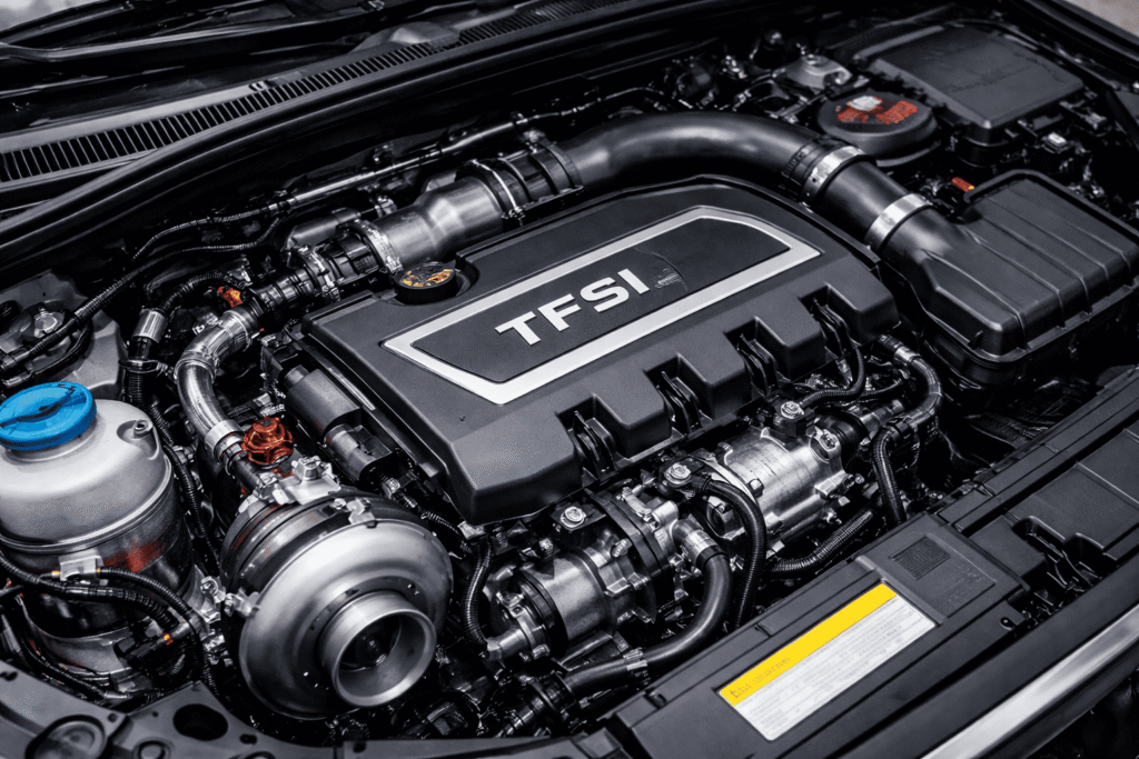 TFSI varikliai: ką reiškia šis terminas ir kuo jie išsiskiria?