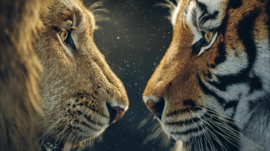 Tigras ir liūtas: pagrindiniai skirtumai ir panašumai