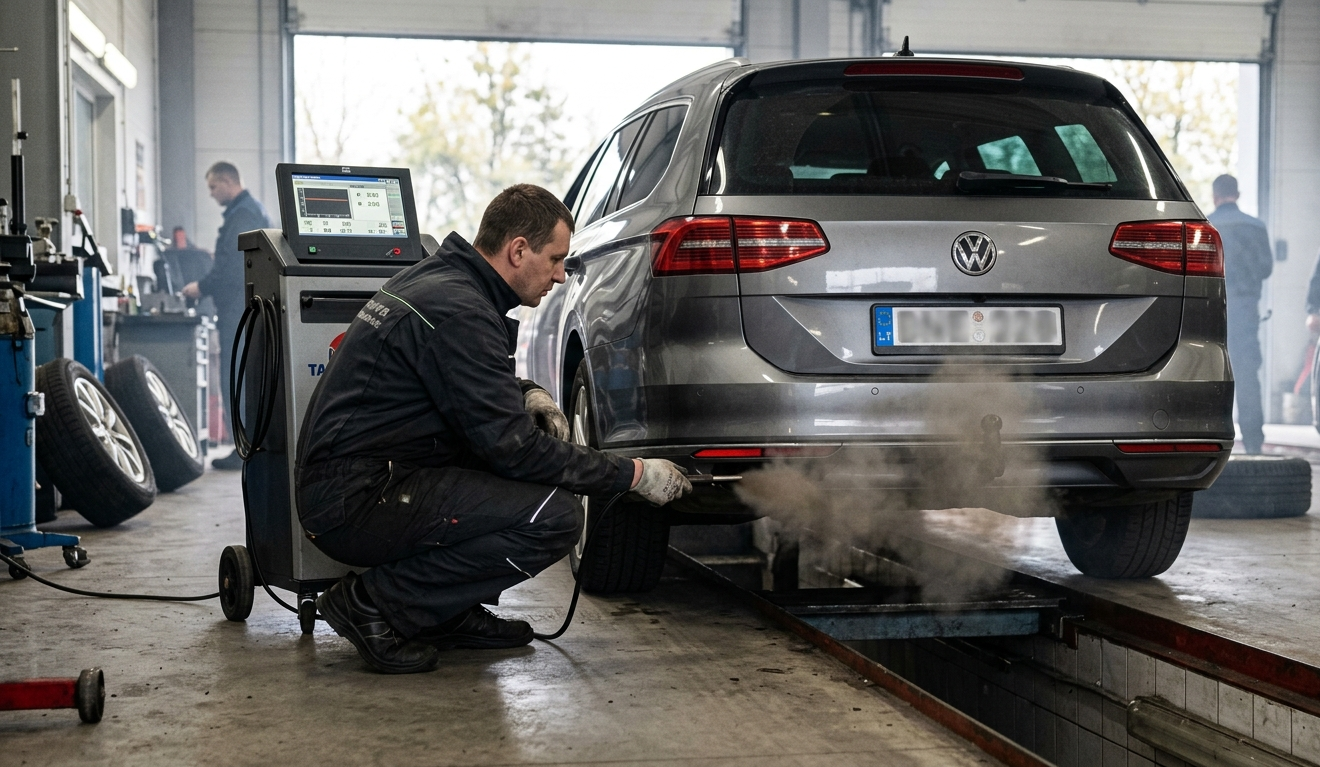 Dyzelinių variklių dūmingumo normos: kada dar leidžiama, o kada nepraeisite techninės apžiūros