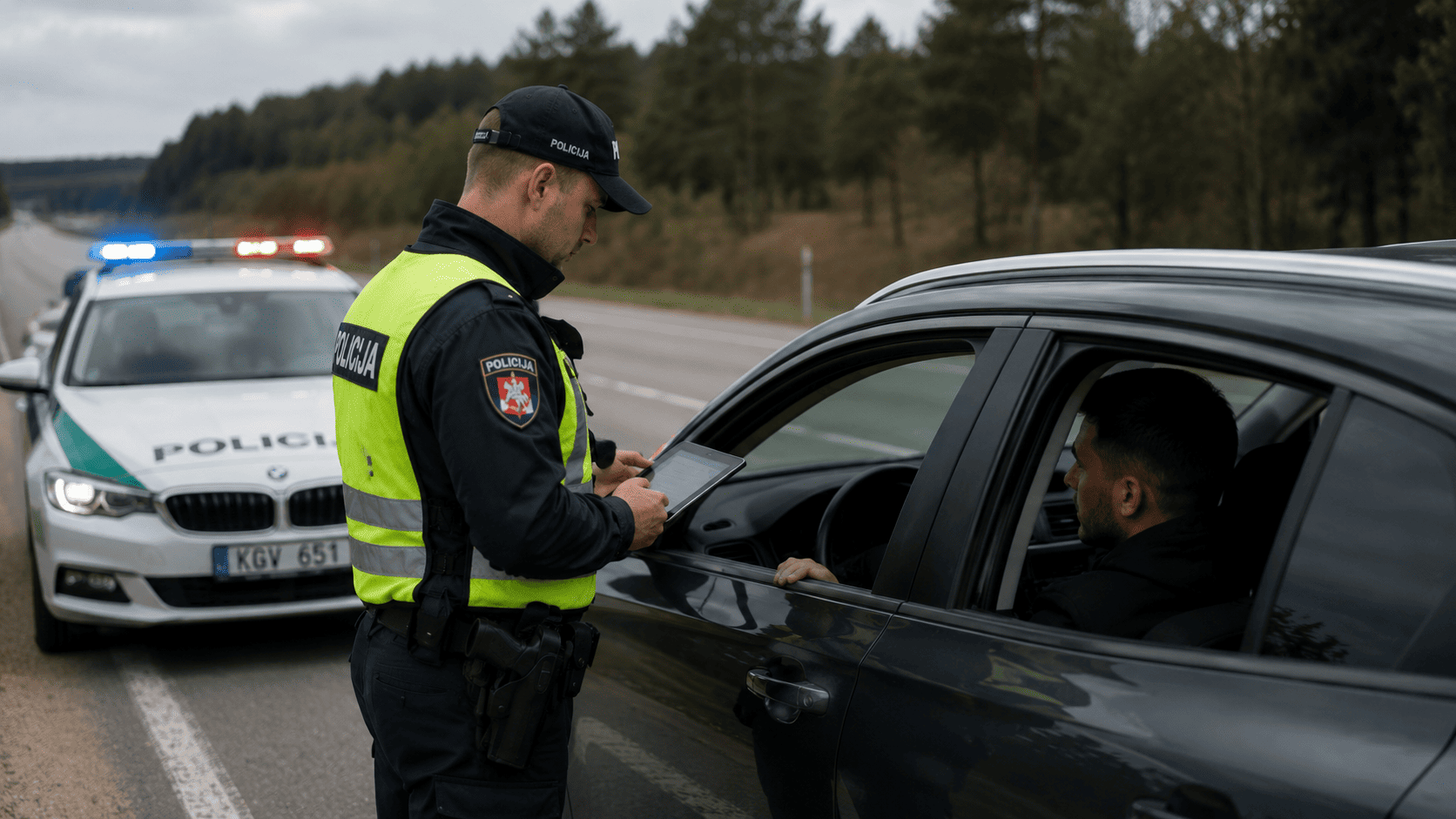 Vairavimas be draudimo: kokia bauda gresia ir kada konfiskuojamas automobilis?
